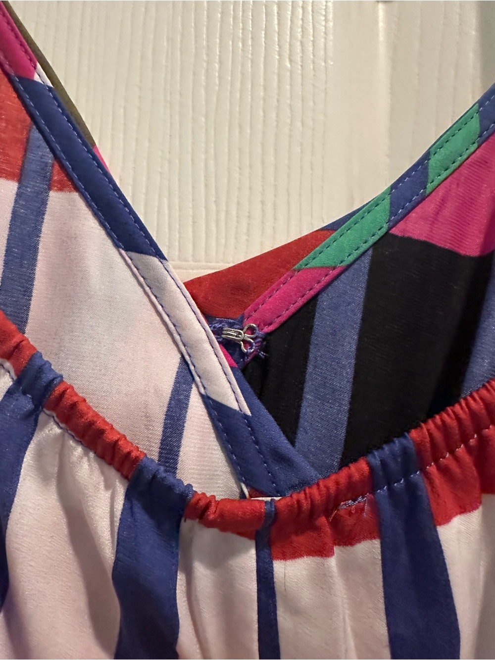 Express Striped Sundress in Red, Blue & White - Picture 5 of 7